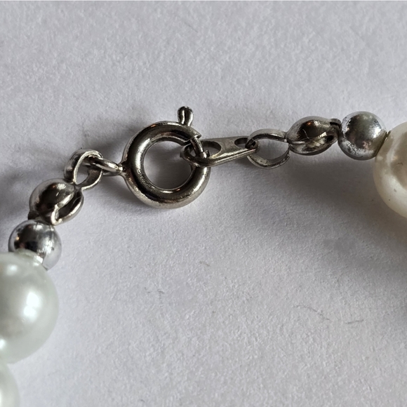 Vintage bracelet faux pearl pearlcore - Picture 6 of 10